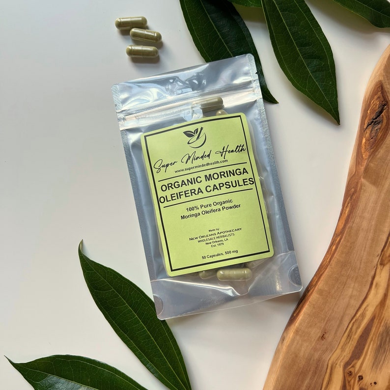 Moringa Leaf Capsules | Organic Moringa Oleifera | Nutritive ...