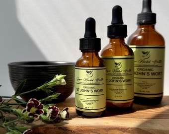 St. John's Wort Tincture | Organic Hypericum Perforatum | Nervine