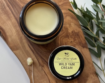 Wild Yam Tallow Cream | Organic Whipped Grass Fed Beef Tallow | All Natural Herbal