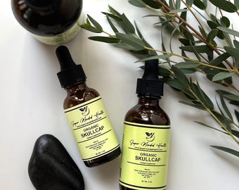 Skullcap Tincture | Organic Scutellaria Lateriflora | Nervine