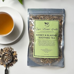 Organic Kidney Bladder Tea (32 Servings) Loose Herbal Tea Natural Soothes