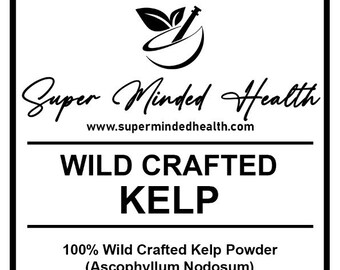 Kelp Powder Capsules | Wild Crafted | Ascophyllum Nodosum | 610mg