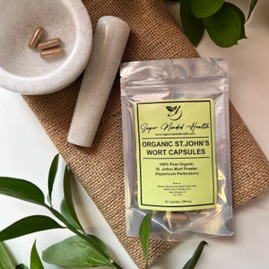St. John&#39;s Wort | Organic | Hypericum Perforatum | 500mg
