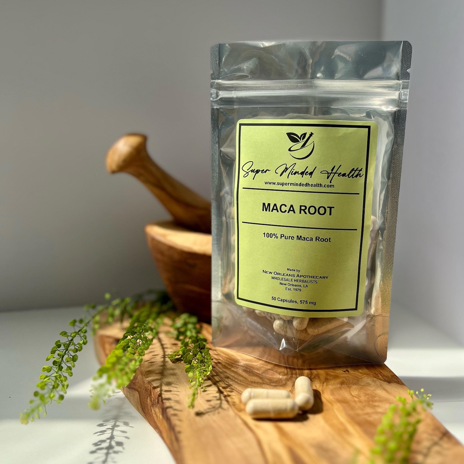 Maca Root Capsules | Lepidum Mayenil | 575mg | Adaptogen