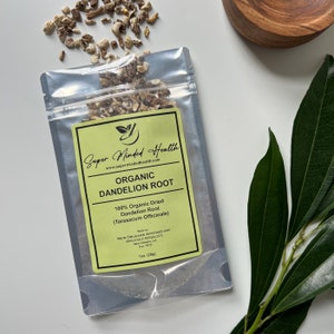 Dandelion Root | C/S Organic Dried Cut and Sifted | Taraxacum Officinale