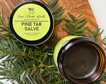 Pine Tar Salve | Skin Rash | Psoriasis | Eczema | Itchy Skin | Natural Balm