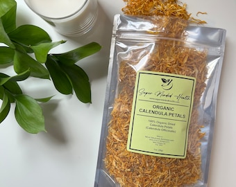 Calendula Petals | C/S Organic Dried | Calendula Officinalis