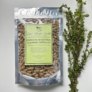 500-Parasite Intestinal Cleanse(Colon Cleanse Super Flush) All Organic Herbs Zero Fillers Or Binders
