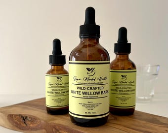 White Willow Bark Tincture | Wild-Crafted Salix Alba