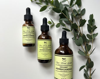 Ashwagandha Tincture | Organic | Withania Somnifera | Adaptogen