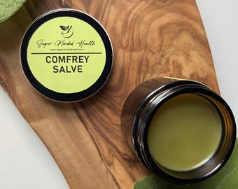 Comfrey Salve | Organic High Potency | All Natural Herbal Salve