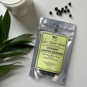 Juniper Berries | C/S Organic Whole Dried | Juniperus Communis