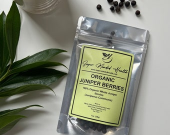 Juniper Berries | C/S Organic Whole Dried | Juniperus Communis
