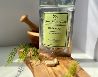 Maca Root Capsules | Lepidum Mayenil | 575mg | Adaptogens