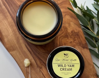 Wild Yam Tallow Cream | Organic Whipped Grass Fed Beef Tallow | All Natural Herbal