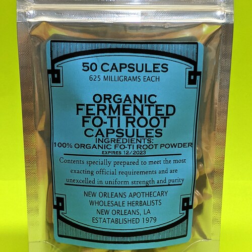 Organic Fo-Ti Root Capsules Hair health and Rejuvenation