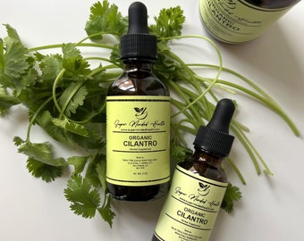 Cilantro Tincture | Organic Coriandrum Sativum | Detox Support
