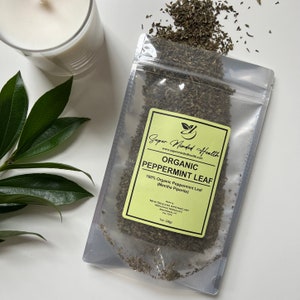 Peppermint Leaf | C/S Organic Dried Cut And Sifted | Mentha Piperita | Carminative