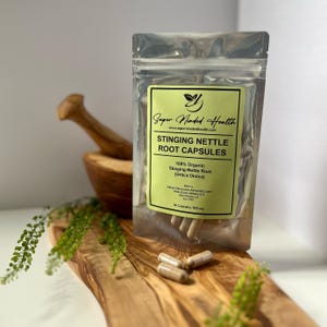 Stinging Nettle Root Capsules | Organic | Urtica Dioica | 500mg | Adaptogen