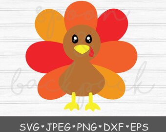 Download Cute Turkey Svg Etsy