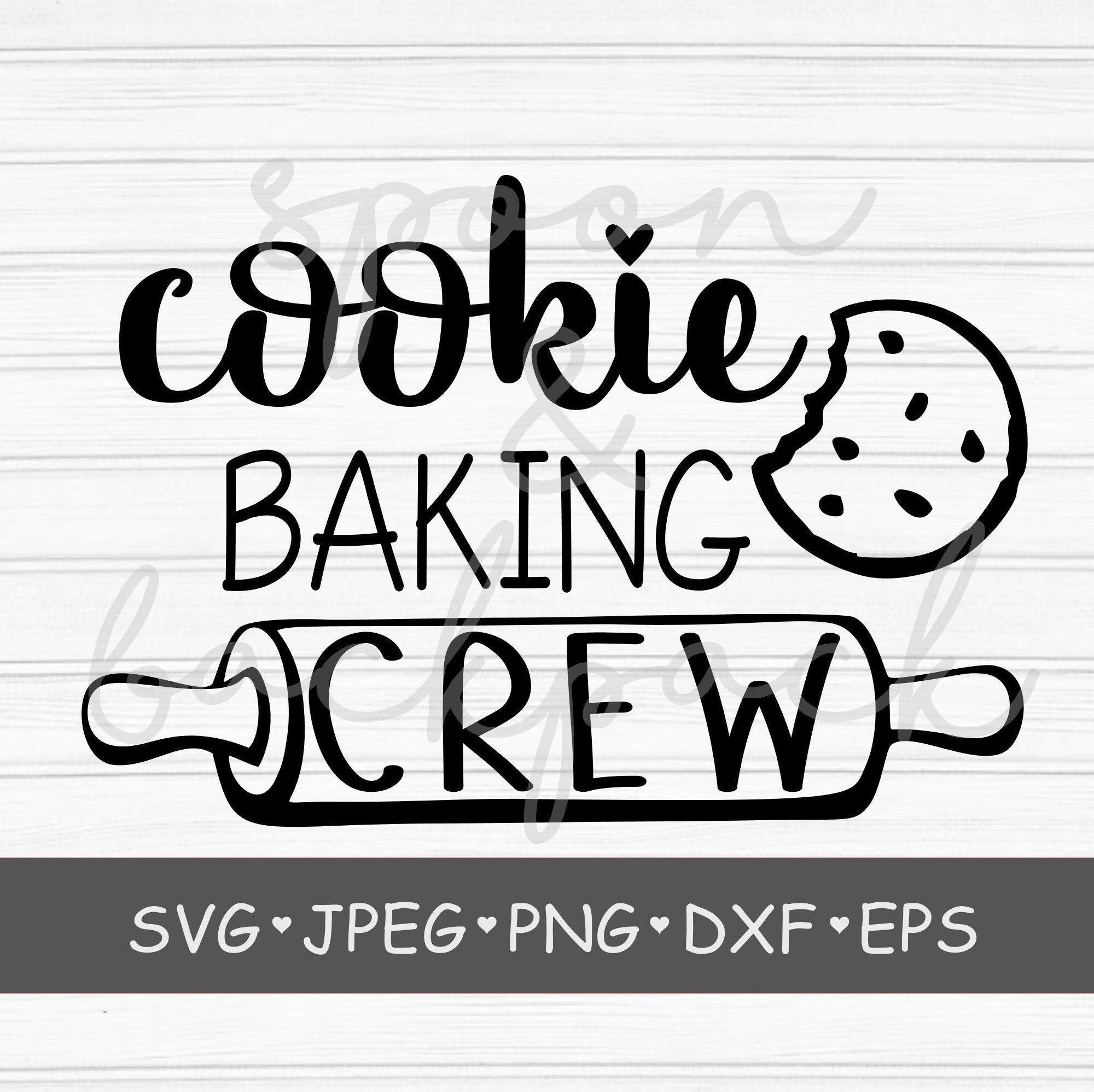 Cookie Baking Crew SVG Cookie Svg Christmas Svg Christmas Etsy
