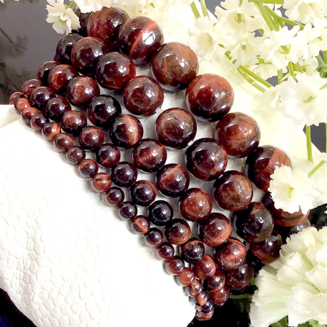 Blue Cream Tigers Eye Stretch Bracelet With Matte Gold Nugget main image 1