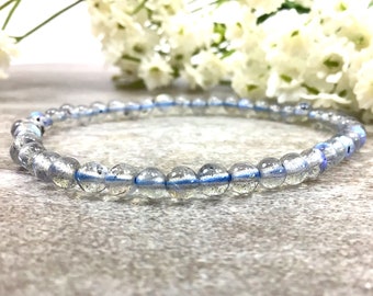 4mm Labradorite Bracelet, Grade AA, Healing Crystal Bracelet