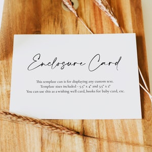 Moderne Minimal Hochzeit druckbare Beilage Karten Vorlage, Sofort Download, Hochzeitskarten Details, Beilagen Karte für Baby Shower, 0230_048