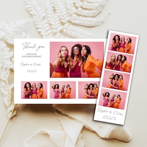 Photo Booth Strip Template, Photo Booth Karten, Hochzeit Photo Booth Overlay, Photo Booth Rahmen, bearbeitbare Vorlage, 4x6, 2x6, 0255_113