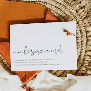 Moderne Minimal Hochzeit druckbare Beilage Karten Vorlage, Sofort Download, Hochzeitskarten Details, Beilagen Karte für Baby Shower, 0506_048