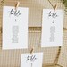 Printable Wedding Seating Chart Cards, Wedding Seating Plan, Wedding ...