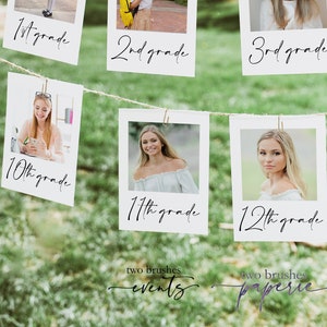 Graduation Decorations 2025, Graduation Photo Banner, Grad Party Decor, Graduation Banner 2025, High School Graduation Decorations 0230_080
