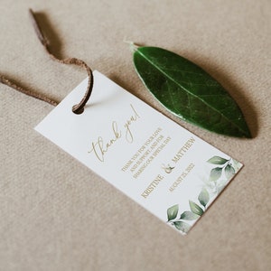 Favor Tag Template, Greenery Boho Favor Tag Templett, Gift Tag Template Editable, Welcome Tags for Wedding , Welcome Bag Template, 0195_010