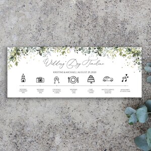 当日の順序、結婚式当日のタイムライン テンプレート、イベント カードの順序、結婚式のアジェンダ、結婚式のスケジュール、結婚式のパーティーのタイムライン、0209_019