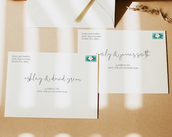 Printable Wedding Envelope Template, Wedding Envelope Address Template, Printable Envelope Template, Printable Wedding Envelope, A7 0506_066