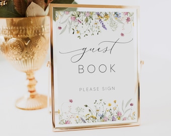 Sign Our Guestbook Sign Template, Sign Our Guestbook, Wedding Guestbook Sign, Audio Guestbook Sign, Instant Download, Table Signage 0267_023