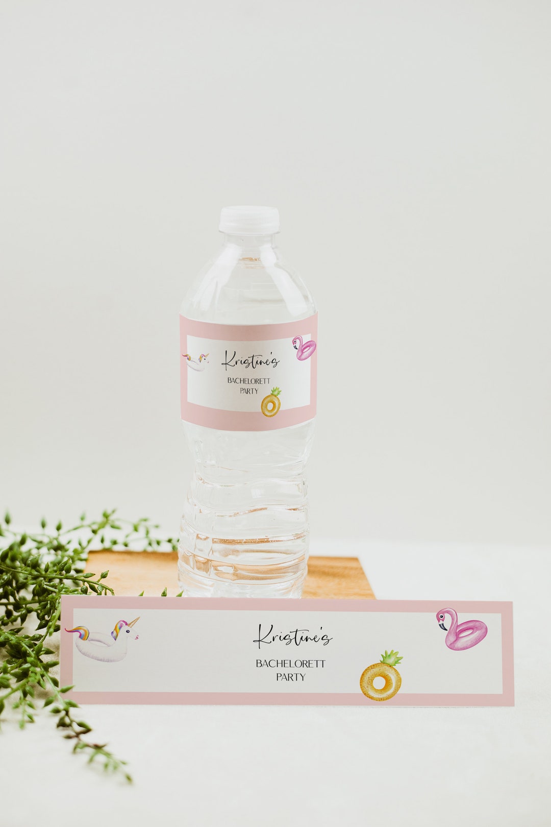 Water Bottle Label Template, Bachelorette Party Bottle Label, Water ...