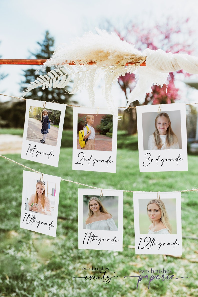 Graduation Decorations 2026, Graduation Photo Banner, Grad Party Decor, Graduation Banner 2026, High School Graduation Decorations 0230_080