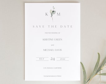 Save the Date Template Instant Download, Save the Date Cards, Save Our Date, DIY Save the Date, Wedding Announcement, Boho Wedding, 0162_012