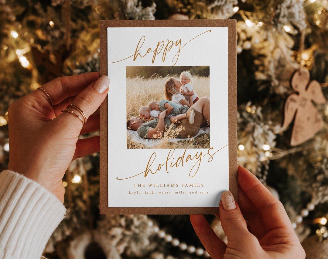 Boho Christmas Cards 