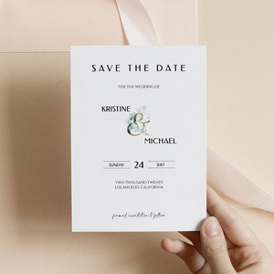 Salve o modelo de data, download instantâneo, salve os cartões de data, salve nossa data, faça você mesmo, salve a data, anúncio de casamento, casamento Boho, 0161_012