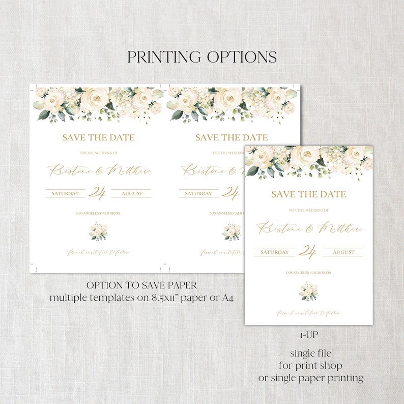 Wedding Save the Date Boho Floral Wedding Boho Save the Dates Cards and Magnets Floral Save the Date Template 0208/_012 Instant Download