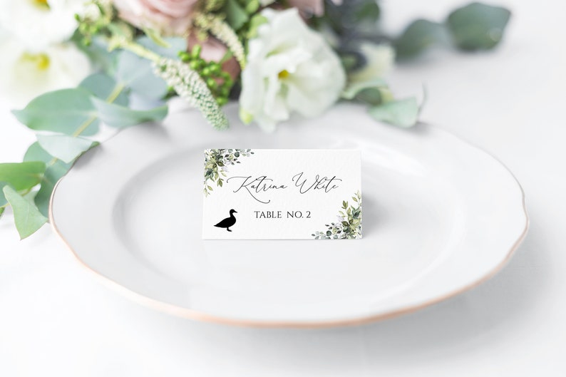 Wedding Place Cards With Meal Choice Place Cards With Meal Etsy