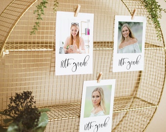 Graduation Photo Banner, High School Graduation Decorations 2026, Graduation Party Decor, Graduation Garland, Graduation Picture Display