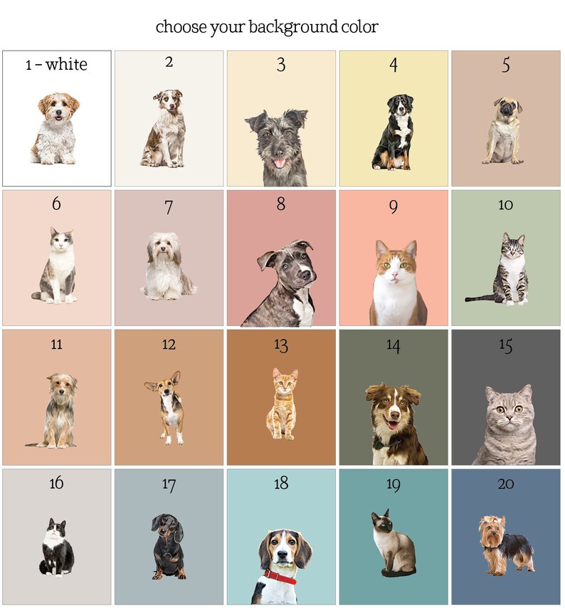 Custom Dog Portrait, Personalised Pet Print, Custom Pet Portrait, Custom Dog Picture, Modern Animal Painting, Cat Poster, Pet Art Print 0105 image 3