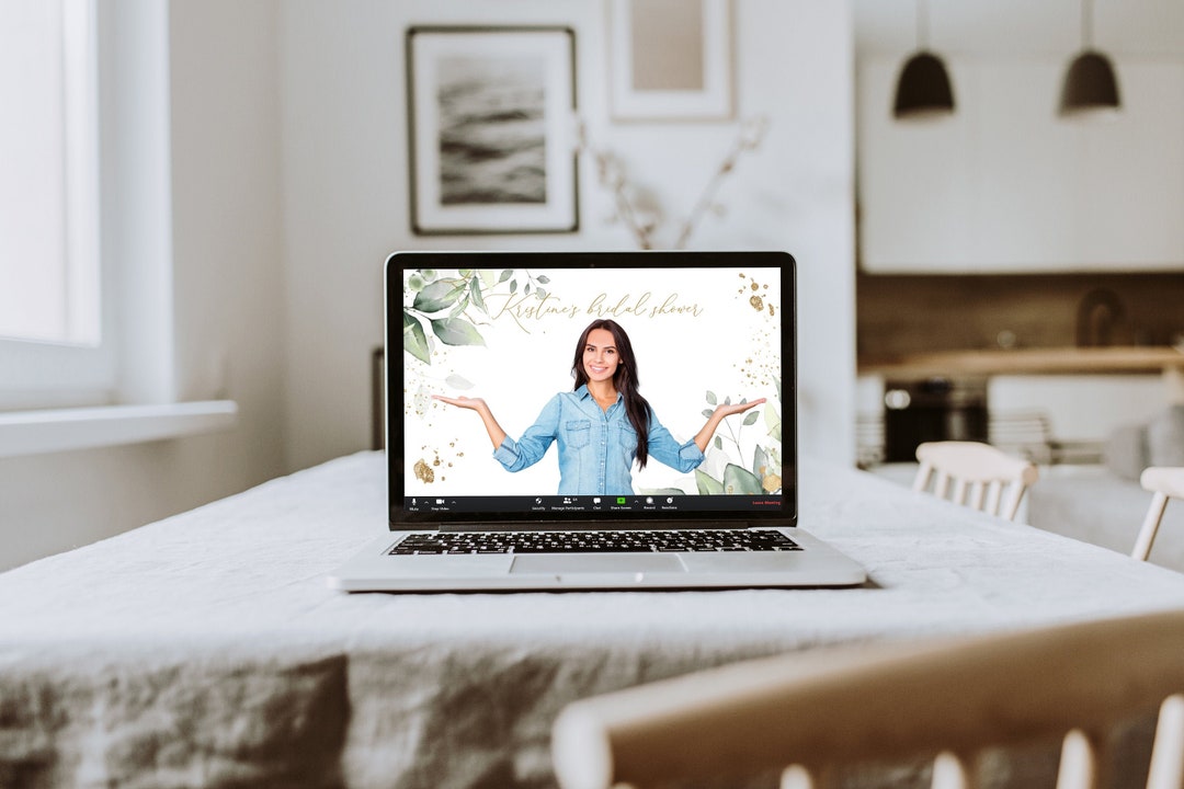 Virtual Bridal Shower, Zoom Background Bridal Shower, Zoom Wedding Bridal Shower Games, Virtual