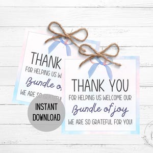 Labor & Delivery Nurse Thank You Gift Tags (Printable)