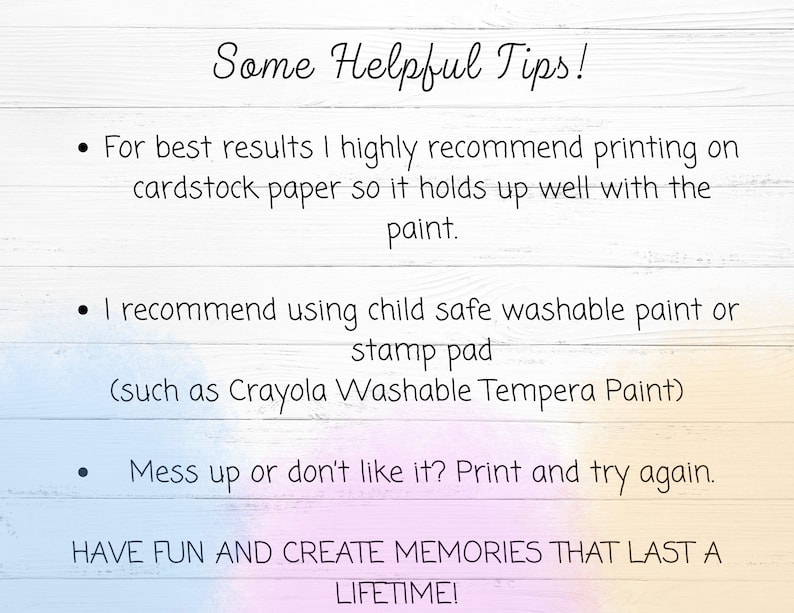 Baby's First Easter Handprint Footprint Art Craft Baby Toddler Keepsake Printable DIY Craft ...