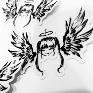 angel hatsune miku vocaloid vinyl sticker