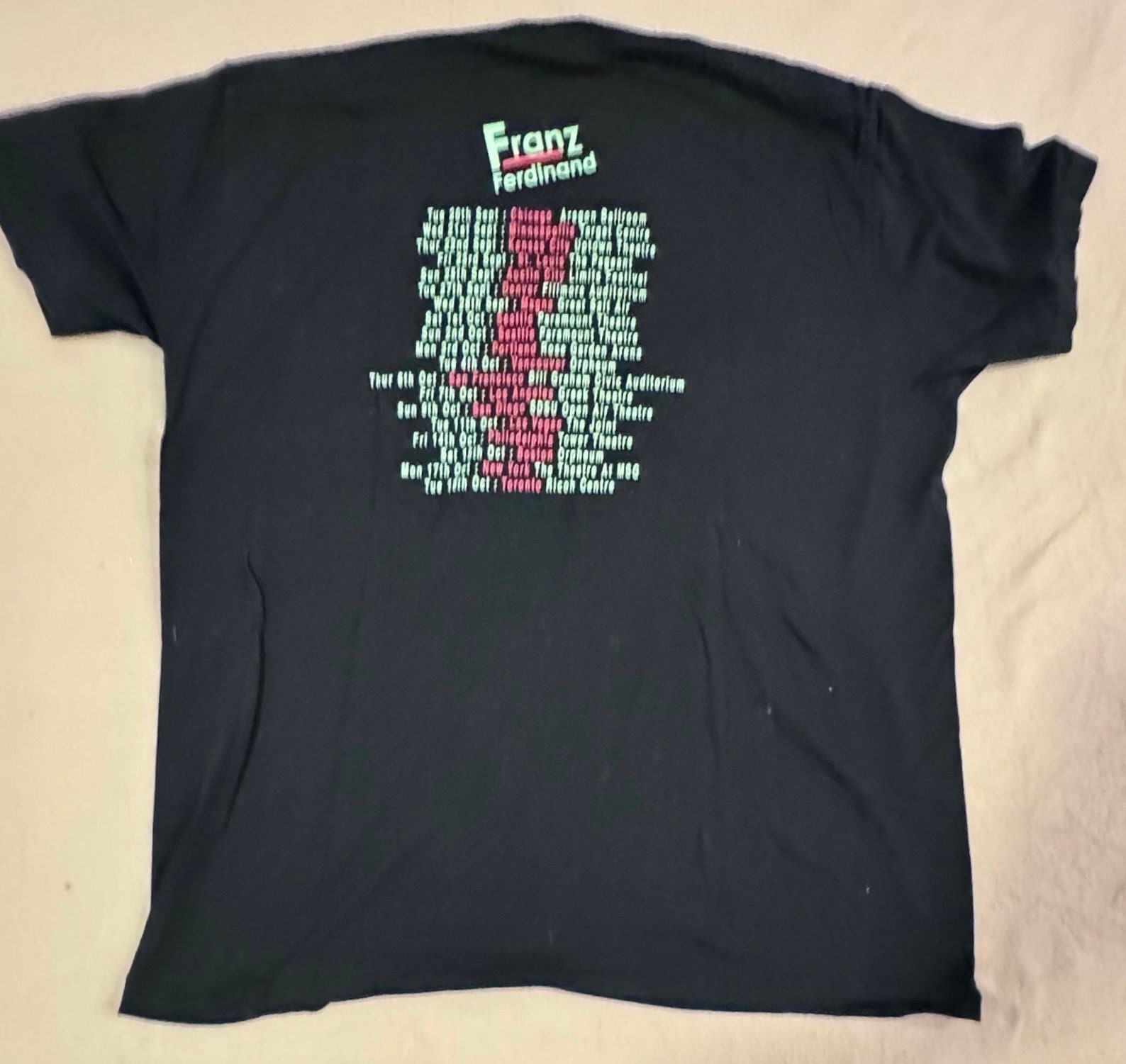 Franz Ferdinand - Concert T-shirt - XL - Etsy